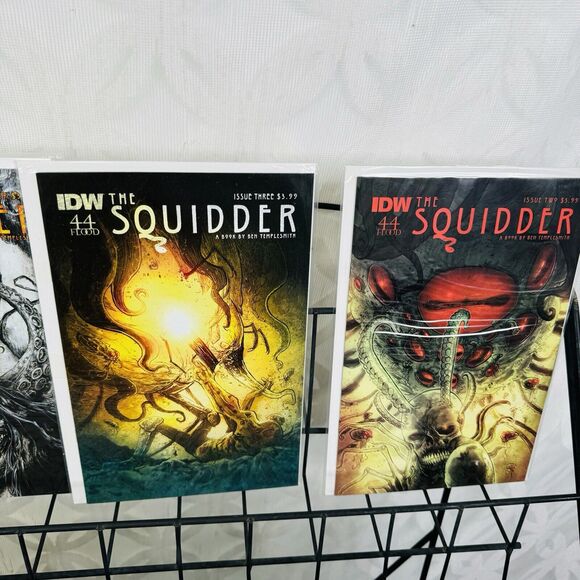 Squidders 1-4 & Meednight Pulp The Lurkers 1-4 Lot IDW Templesmith Steve Niles - Picture 5 of 5